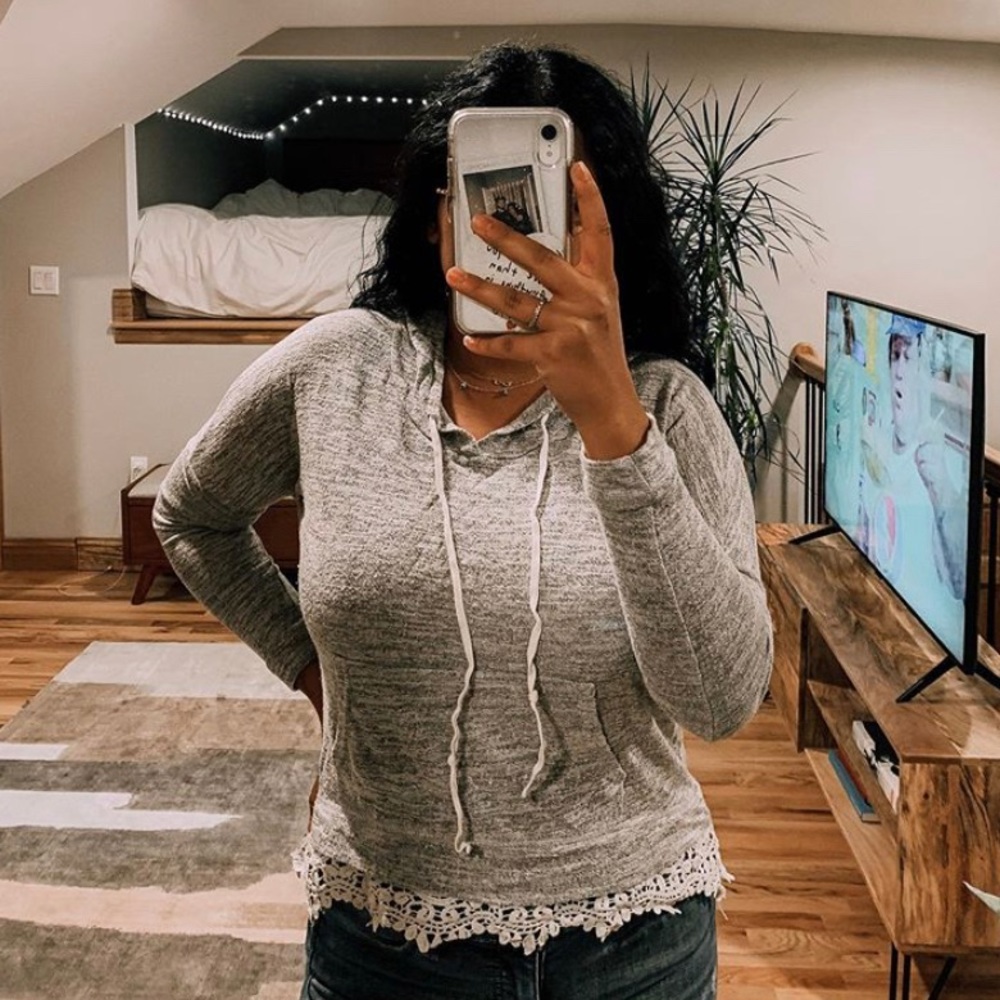 Long Sleeve Hooded Shirt